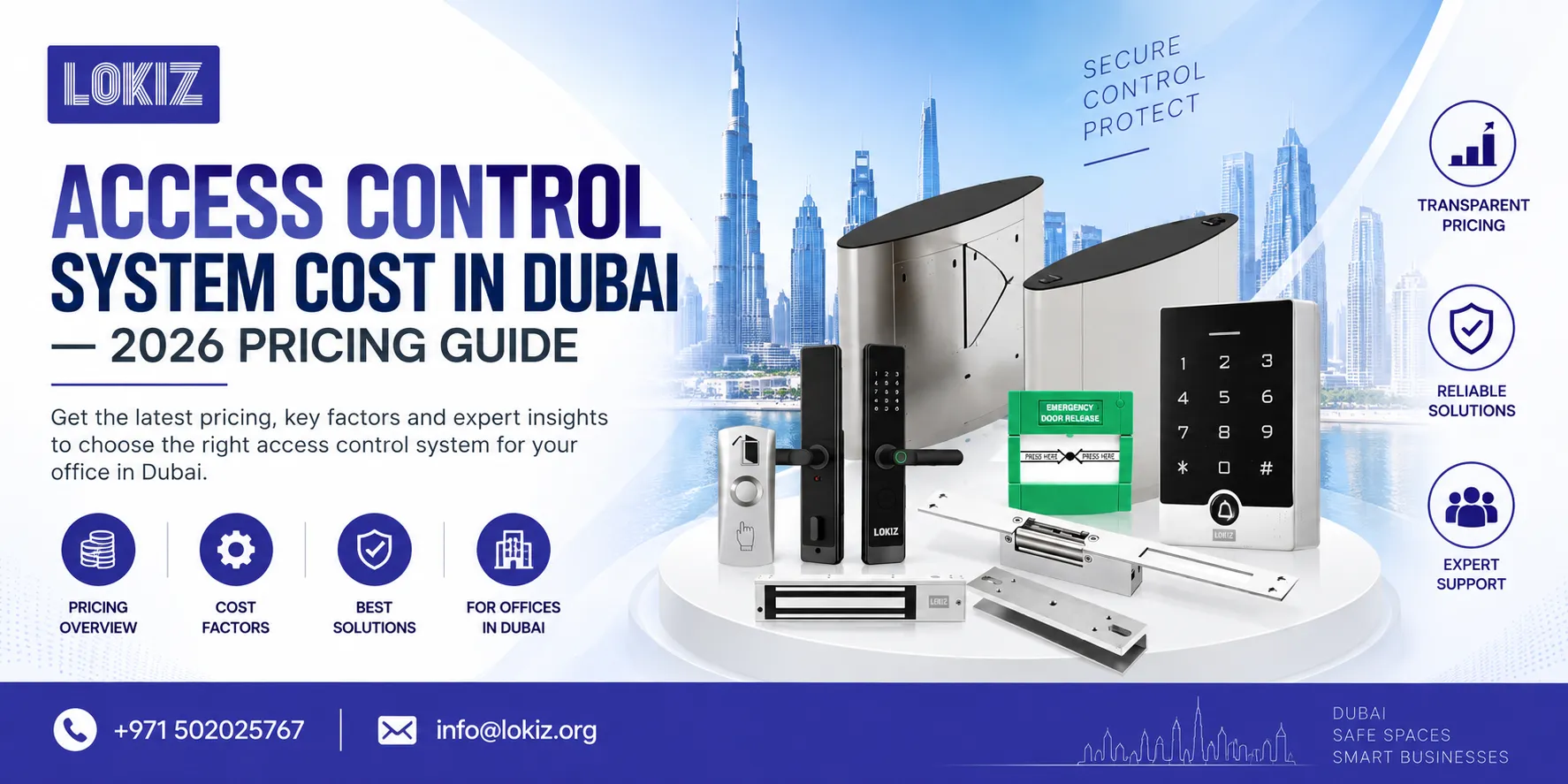 Access Control System Cost in Dubai — 2026 Pricing Guide — LOKIZ Blog
