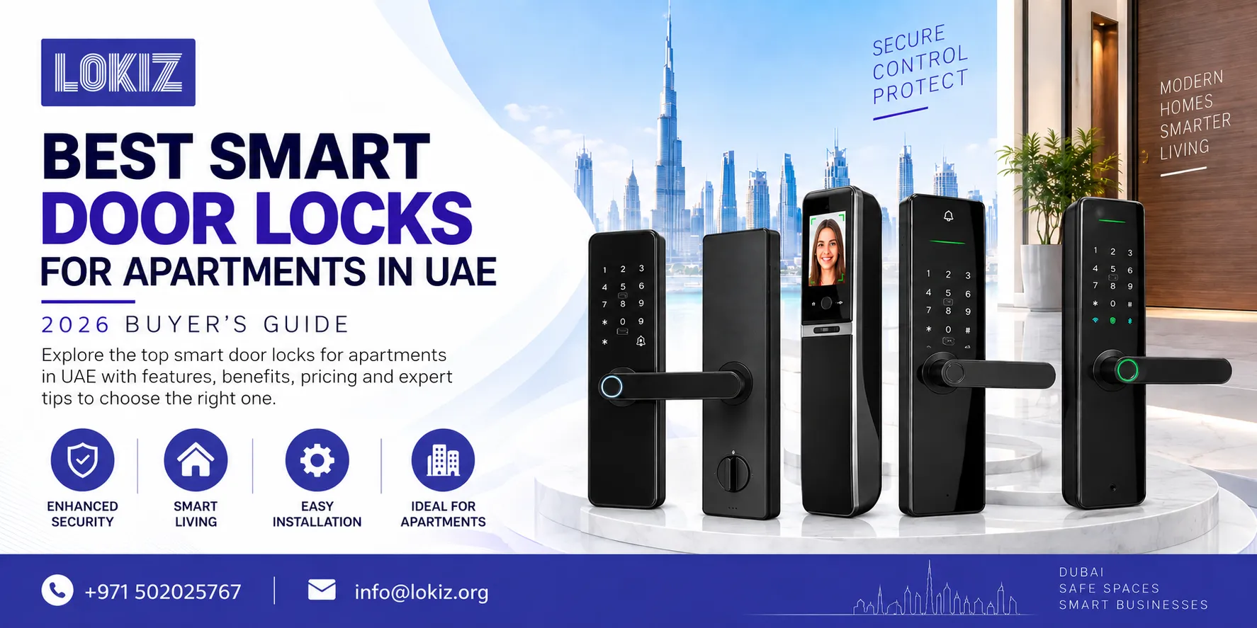 Best Smart Door Locks for Apartments in UAE — 2026 Buyer's Guide