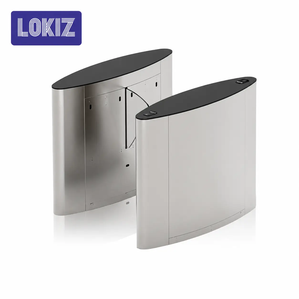 Single Lane Flap Barrier Turnstile Dubai UAE — LOKIZ entrance control system supplier