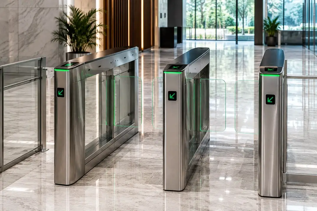 Speed Gate Turnstile Dubai UAE — LOKIZ High-Speed Pedestrian Access Gate