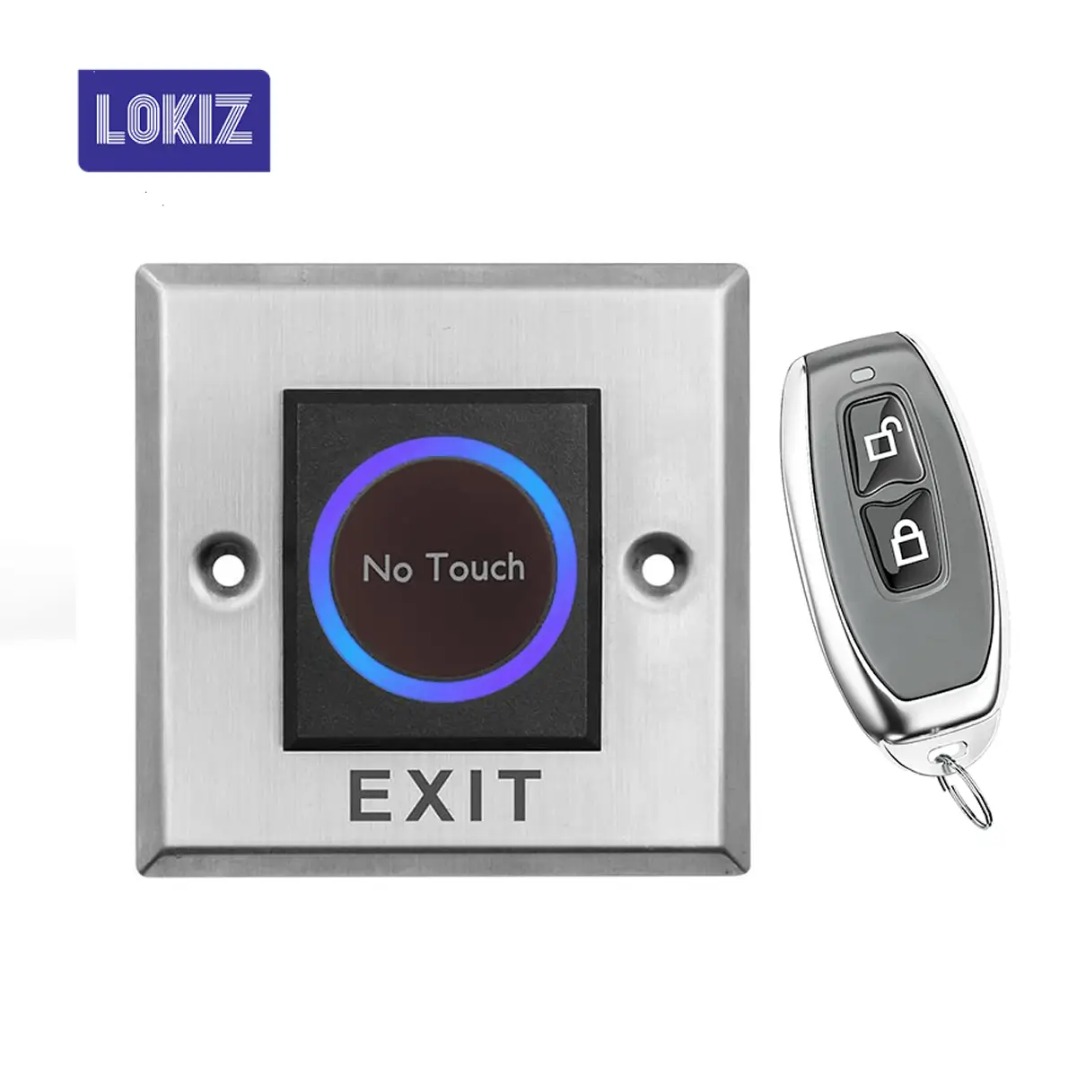 LK-NT03S-R Touchless Exit Button with Remote Control — Dubai UAE