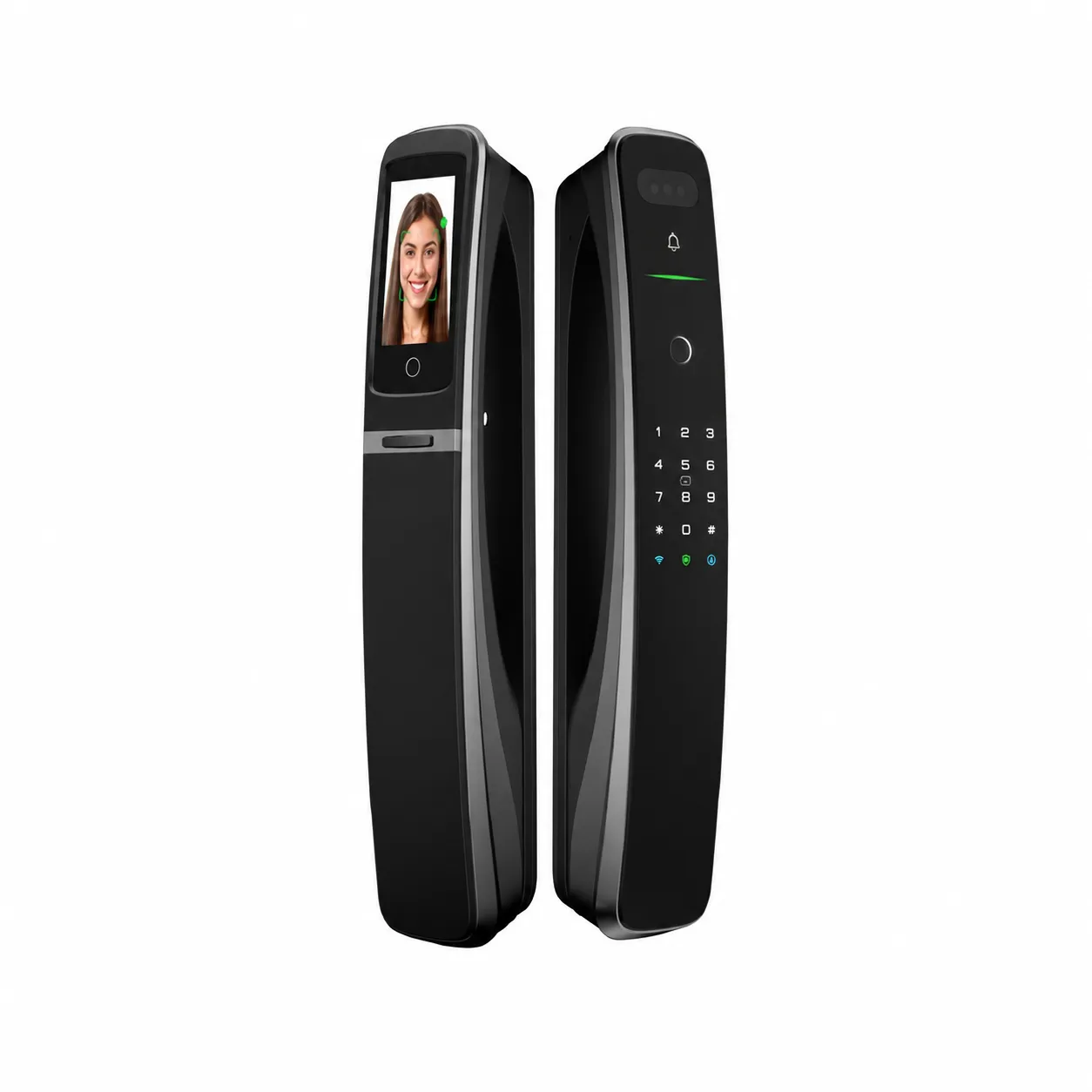 LOKIZ LK-A9Pro Smart Door Lock — Palm Vein WiFi 4-inch Display Dubai UAE