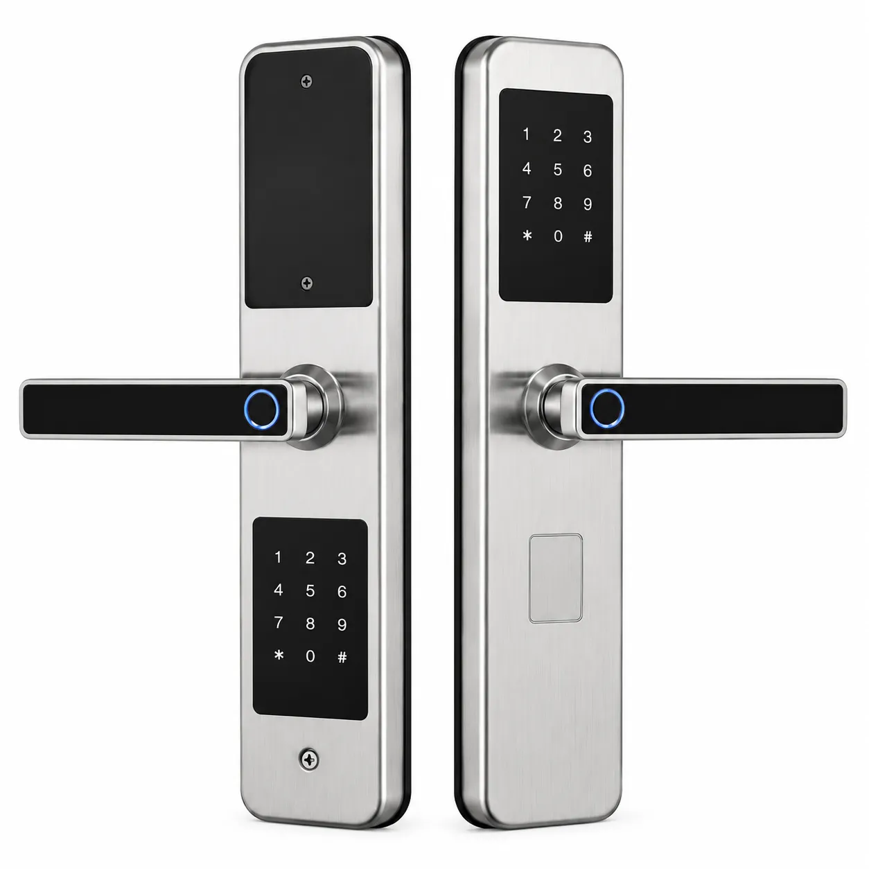 LOKIZ LK-DF7 Smart Door Lock — Stainless Dual-Side Grade C Dubai UAE