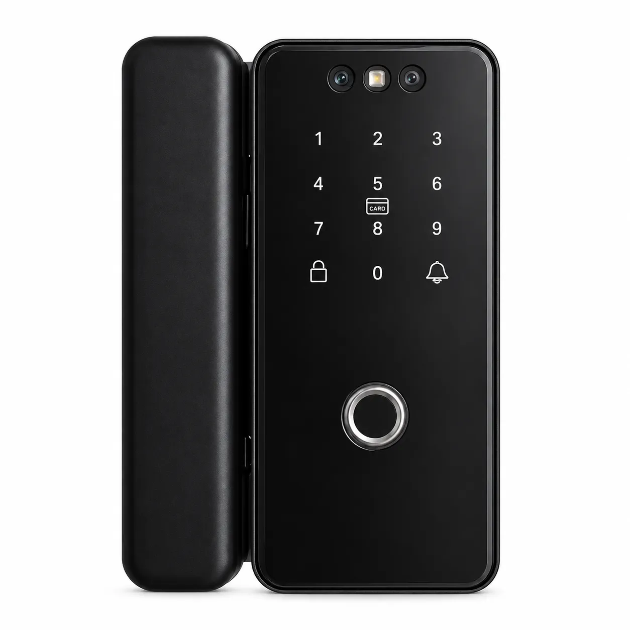 LOKIZ LK-FGL925 Smart Door Lock — Glass Door Face ID Fingerprint Dubai UAE