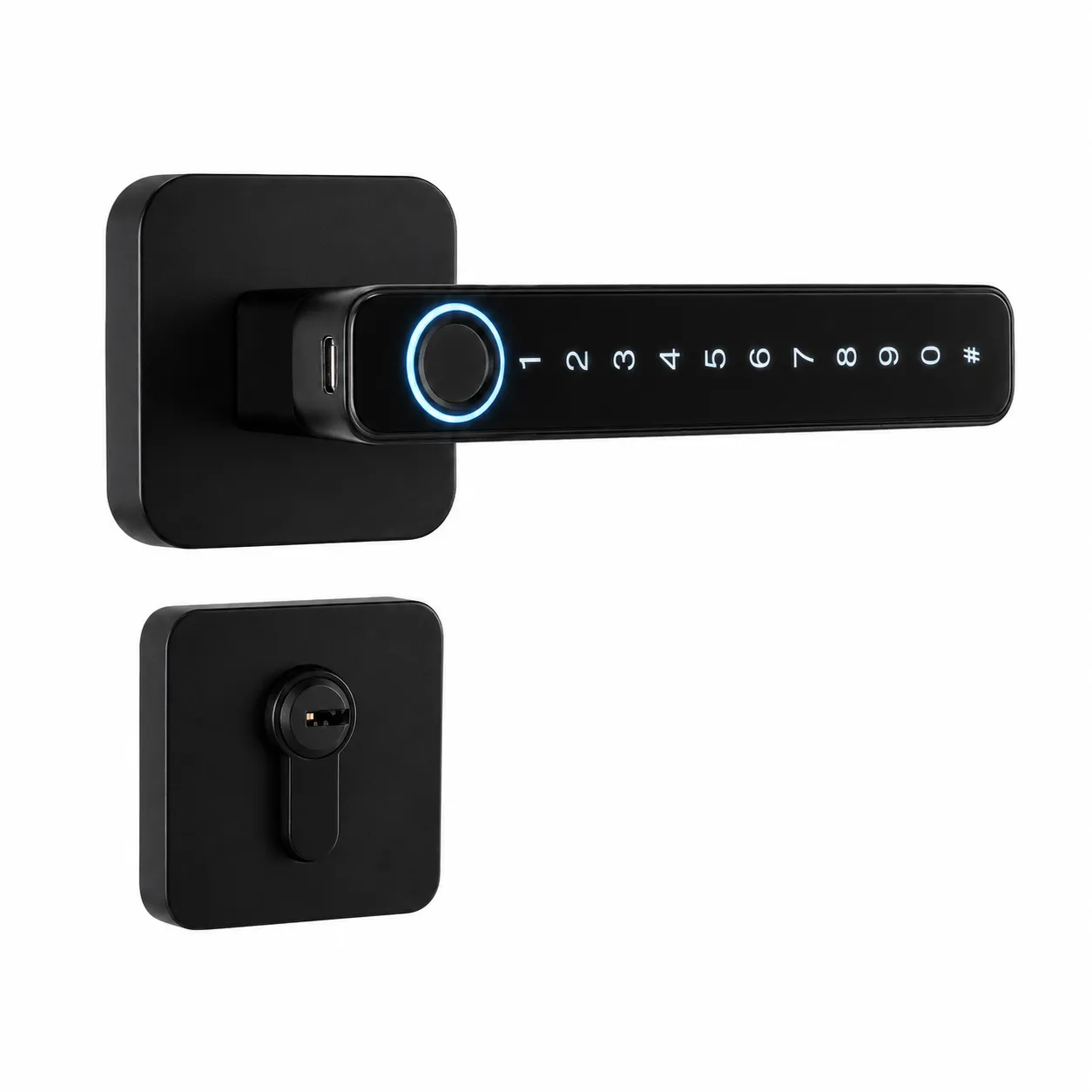 LOKIZ LK-K2TT Smart Door Lock — Semi-Auto 100K Cycles Dubai UAE