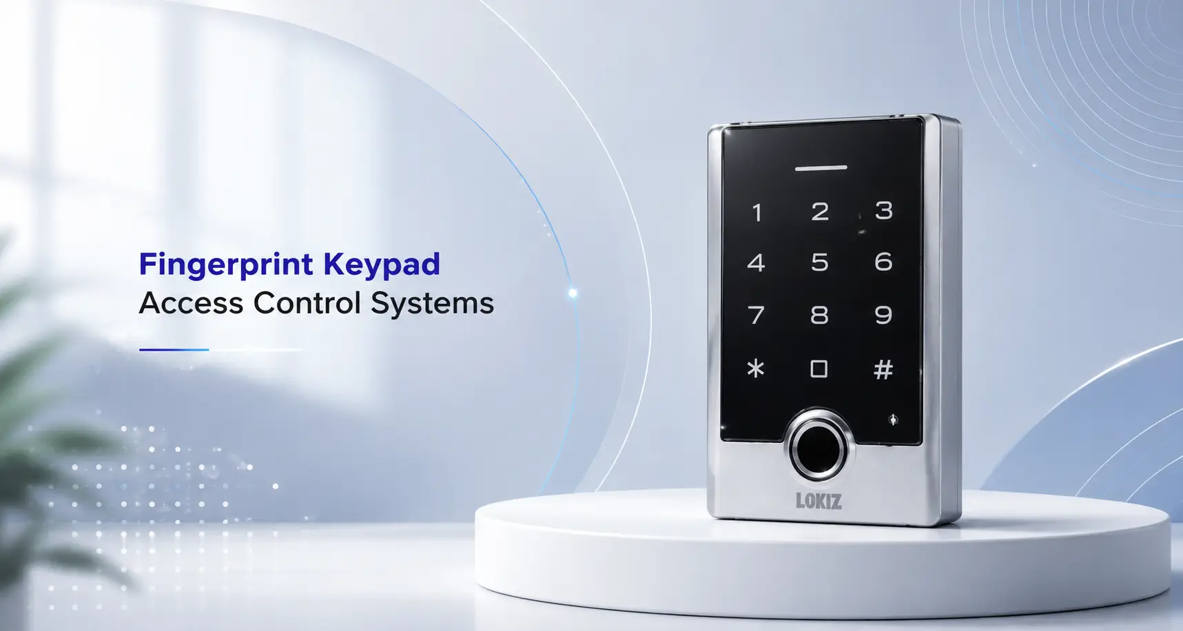 Fingerprint keypad access control Dubai