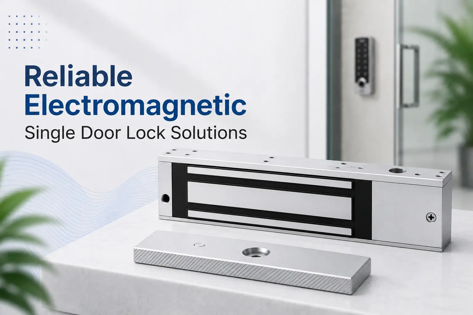 Reliable electromagnetic single door lock solutions Dubai UAE